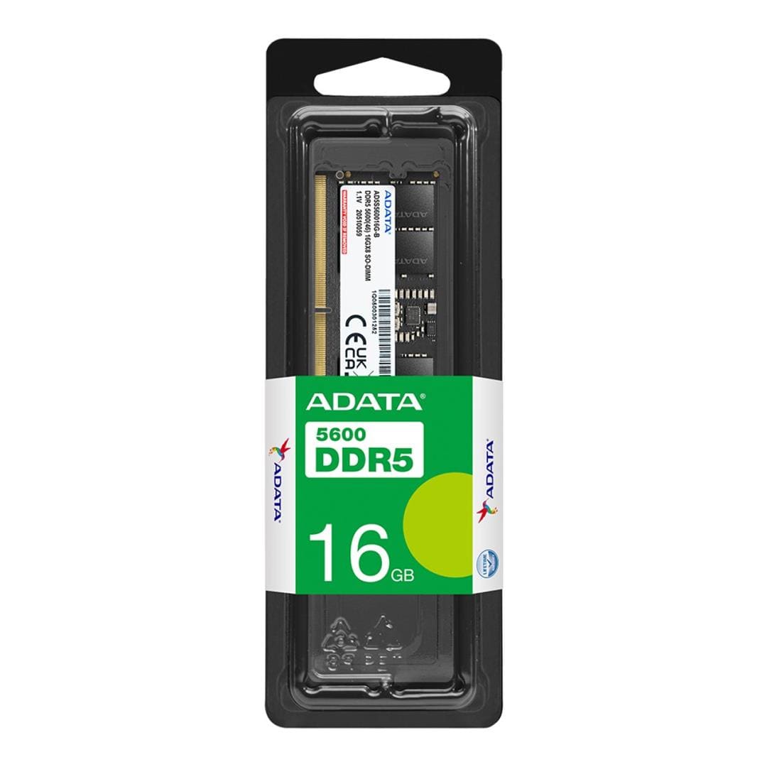 ADATA 16GB 5600MHz DDR5 ECC SO-DIMM Memory Module AD5S560016G-S