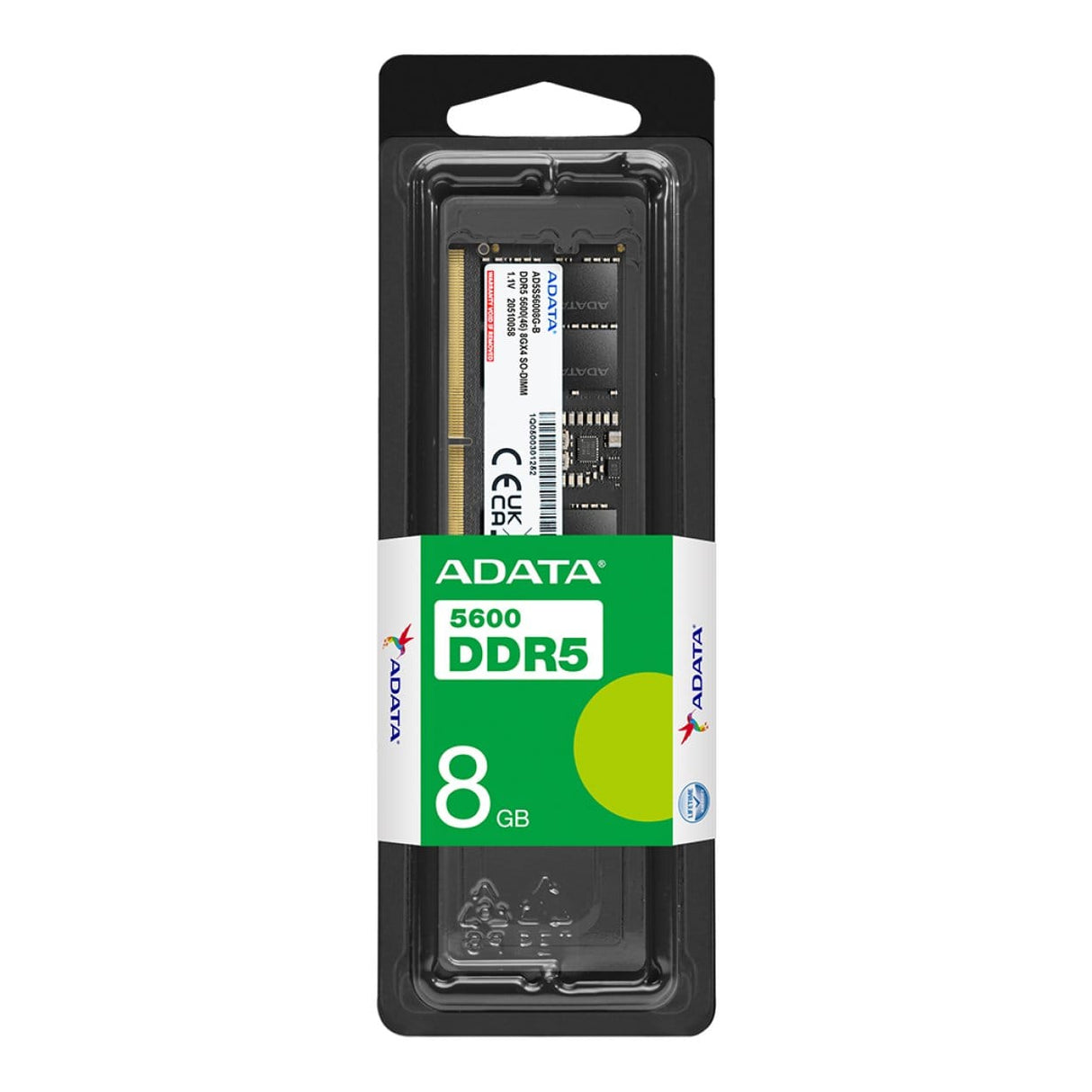 ADATA AD5U56008G-S U-DIMM Memory Module 8GB 1 x 8GB DDR5 5600MHz