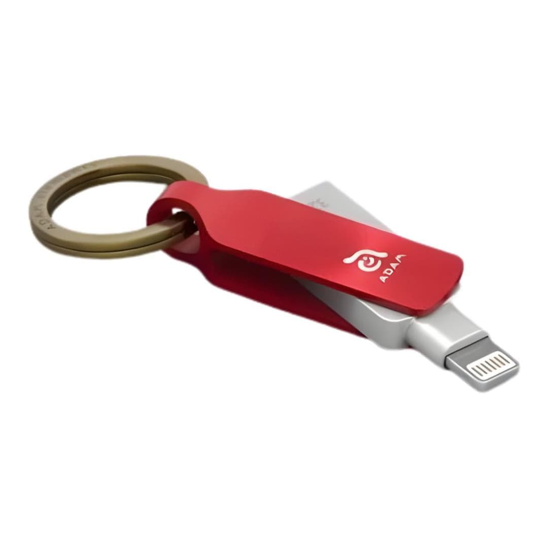 Adam Elements iKlips Duo+ 32GB Lightning to Type-A USB Flash Drive Red