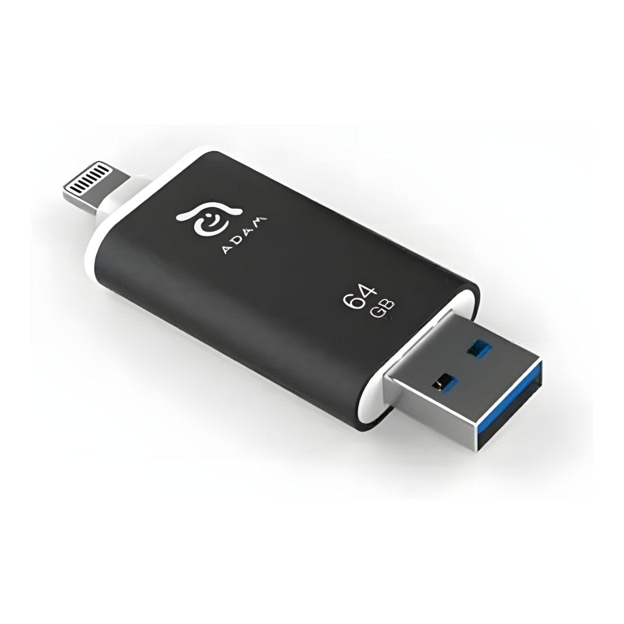 Adam Elements iKlips II 64GB Lightning Flash Drive Grey ADRAD64KL2GY-1