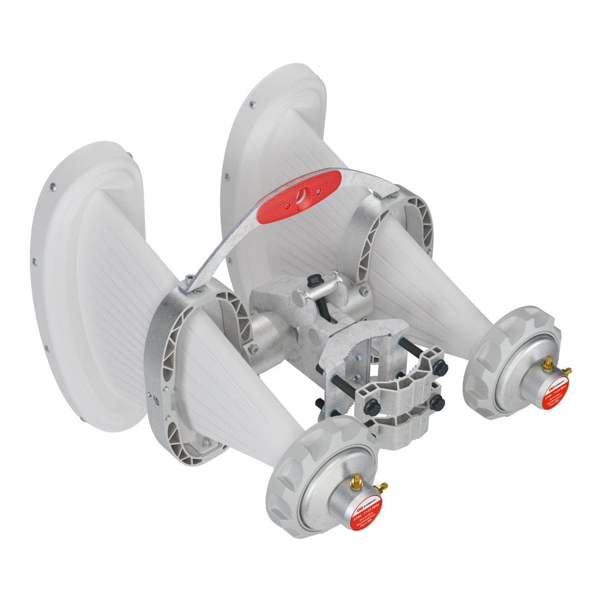 RF Elements Wideband 90 Degree 4x4 Asymmetrical Horn Antenna AH90WB-4x4-SMA