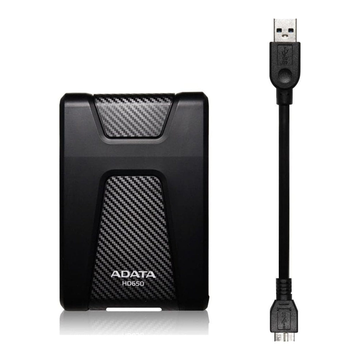 ADATA DashDrive Durable HD650 1TB Black External Hard Drive AHD650-1TU3-CBK