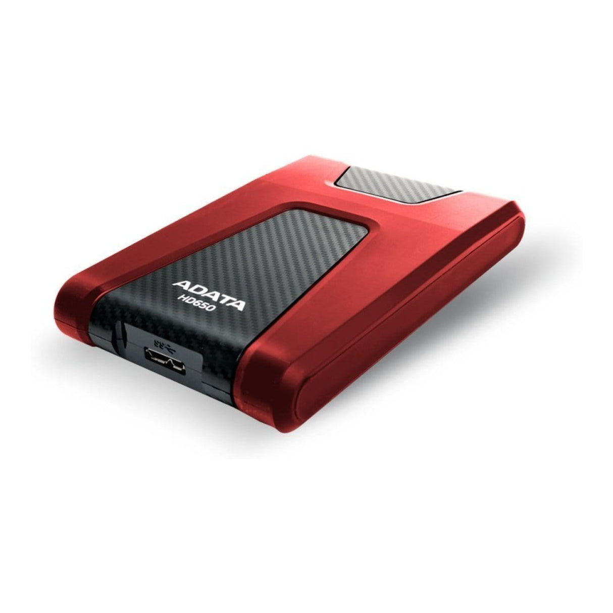 ADATA DashDrive Durable HD650 1TB Red External Hard Drive AHD650-1TU3-CRD