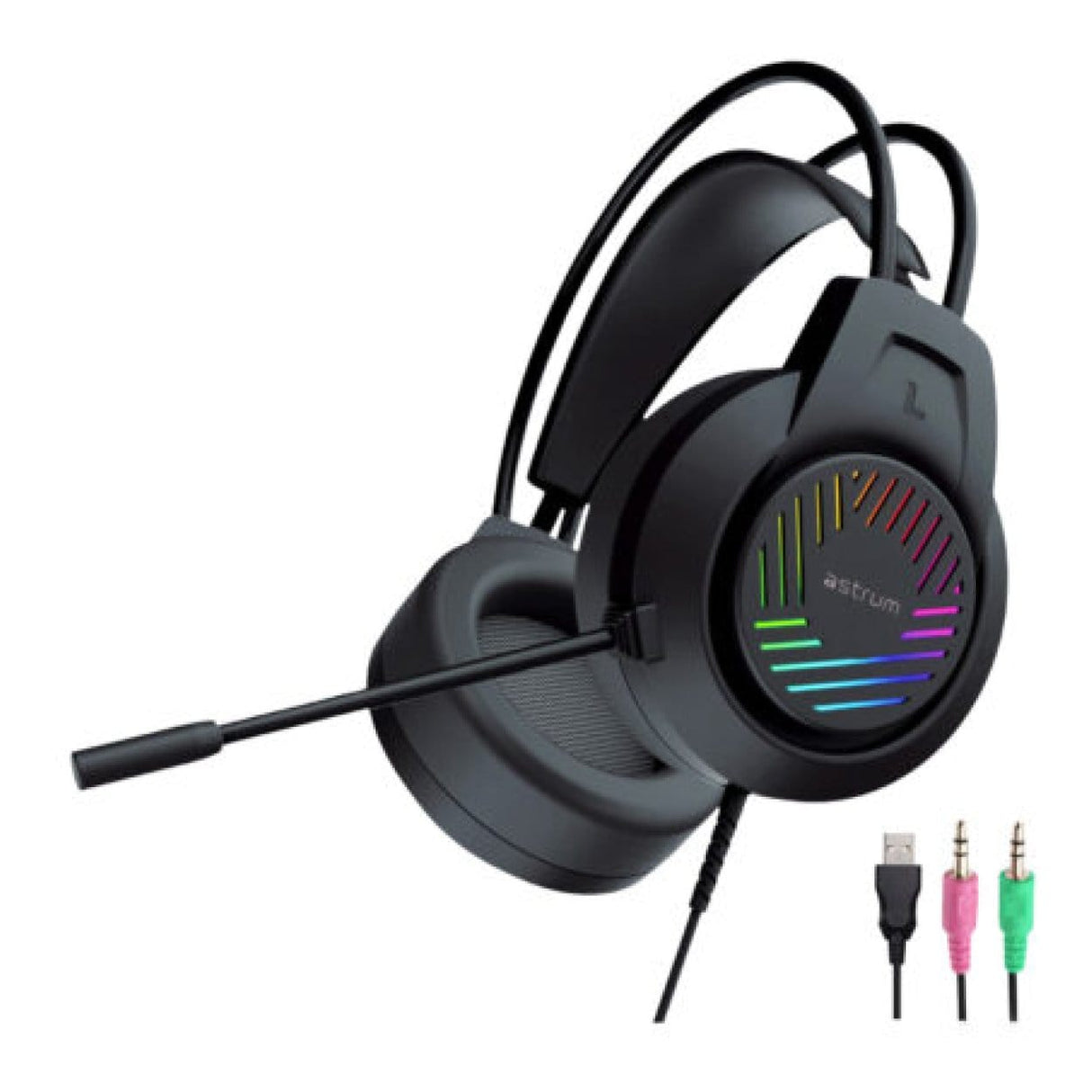 Astrum TALKPRO10 On-ear Wired USB Headset Black AHDUTP10B
