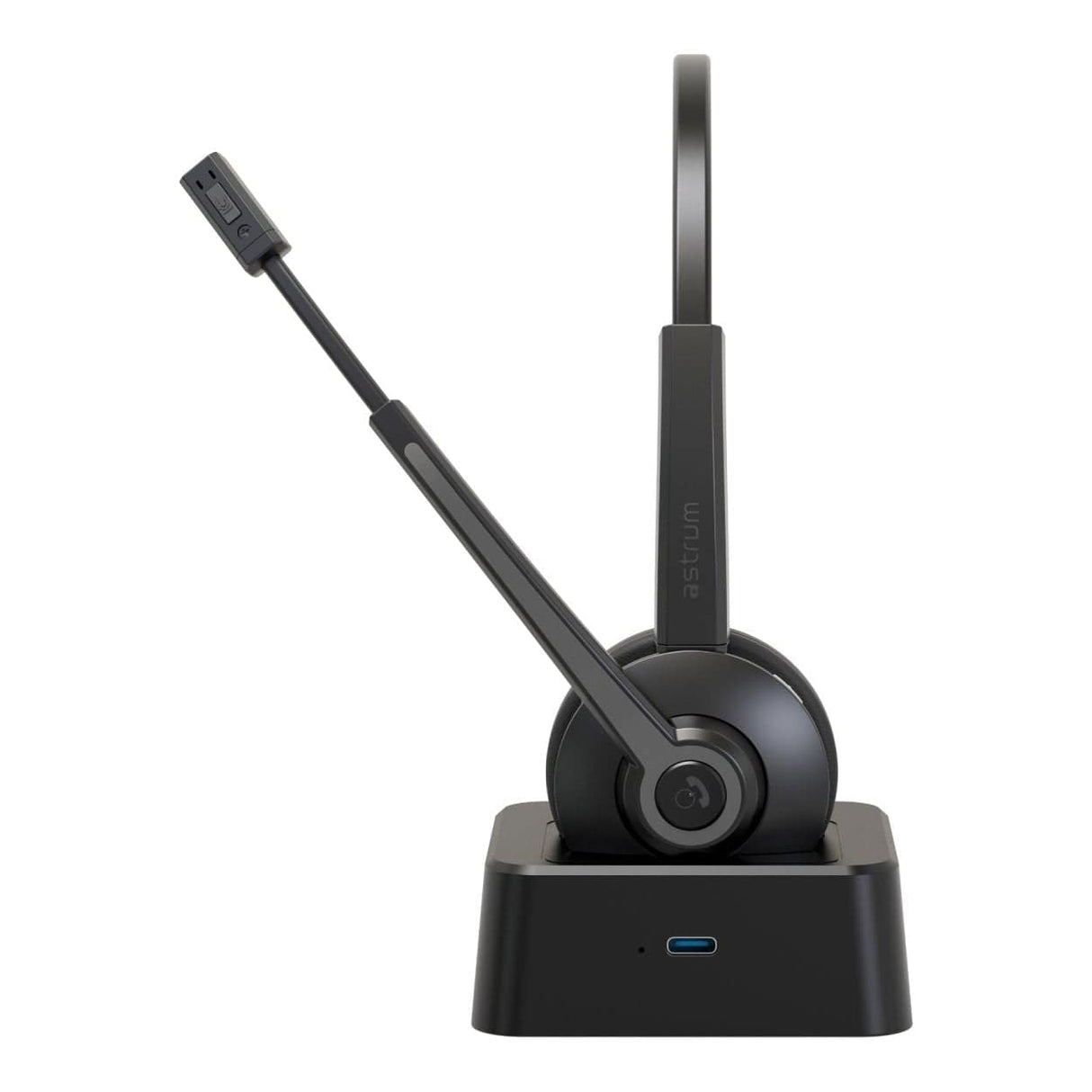 Astrum TALKAIR10 Wireless Mono Headset with Dock Black AHDXTA10B