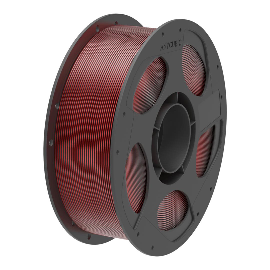 Anycubic PLA Silk Dual Filament 1Kg - Black Red AHSC17-10