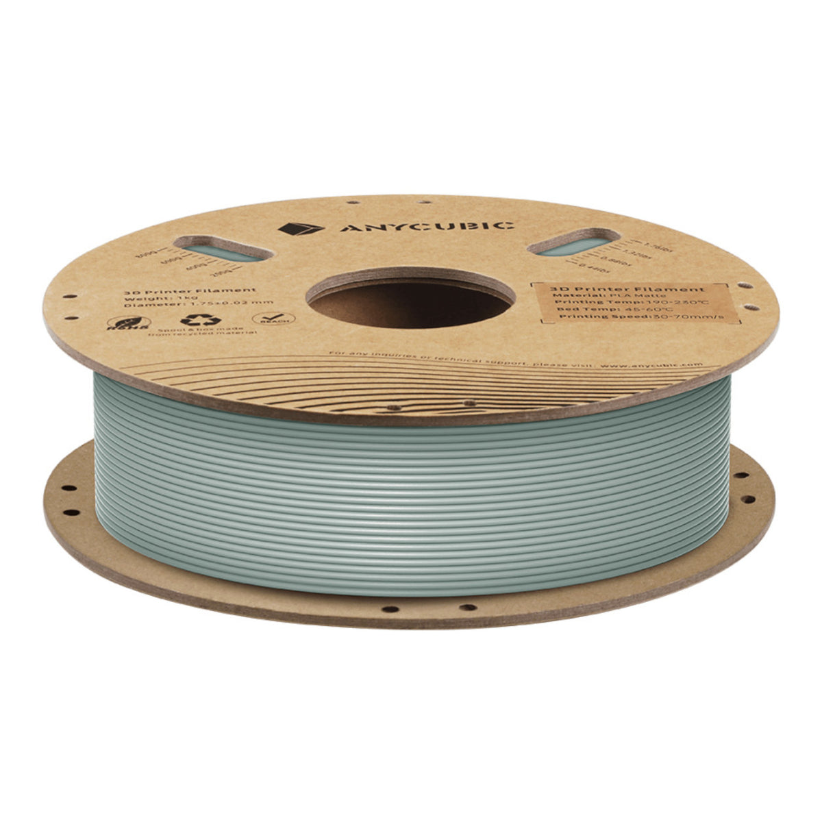 Anycubic PLA Matte Filament 1Kg - Nardo Grey AHYGNG-10