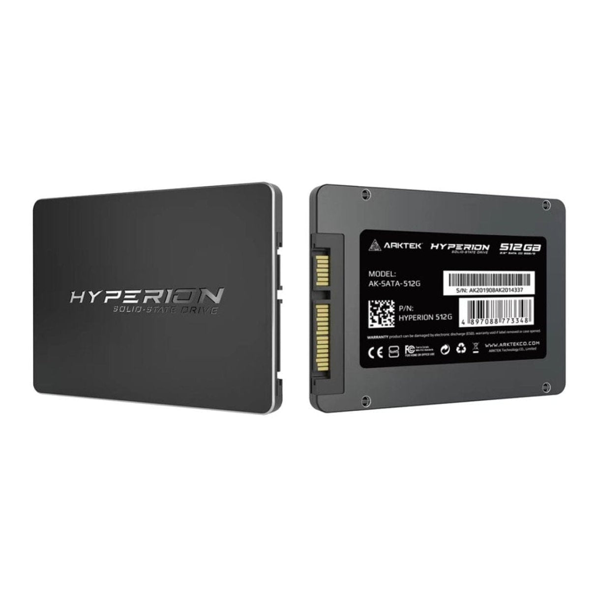 Arktek 2.5-inch 512GB SATA Internal SSD AK-SATA-512G