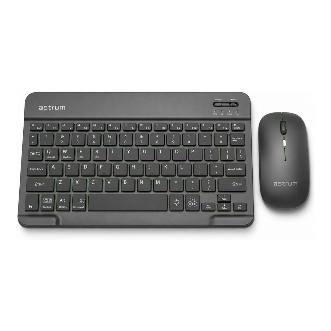 Astrum KCX60T Mini Bluetooth Keyboard and Dual-Mode Wireless Mouse Combo RGB Black AKCX60TB