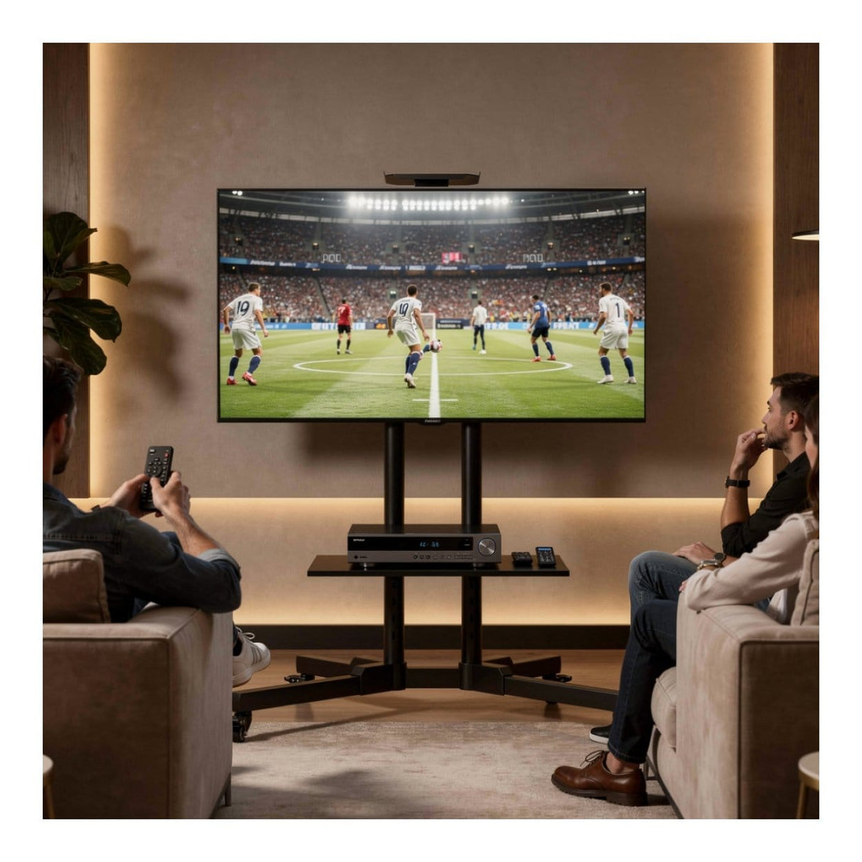 Parrot 32 to 65-inch Mobile TV Stand AL0317