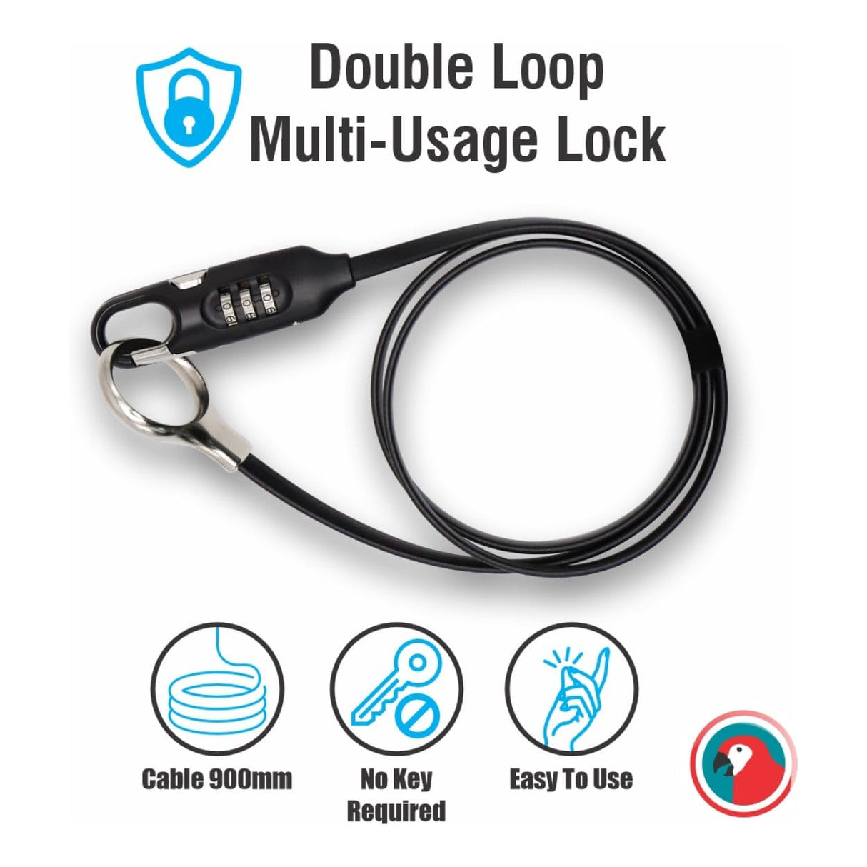 Parrot Double Loop Multi-Usage lock AL6300
