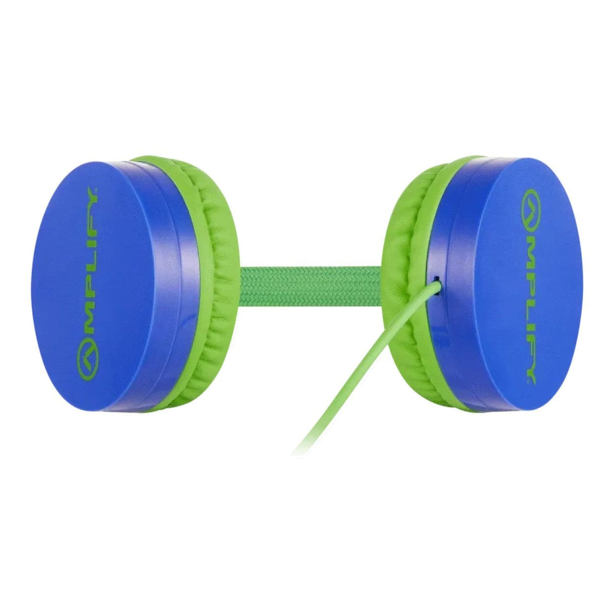 Amplify Kids Adventure Auxiliary Headphone Blue and Green AM-10903-BL