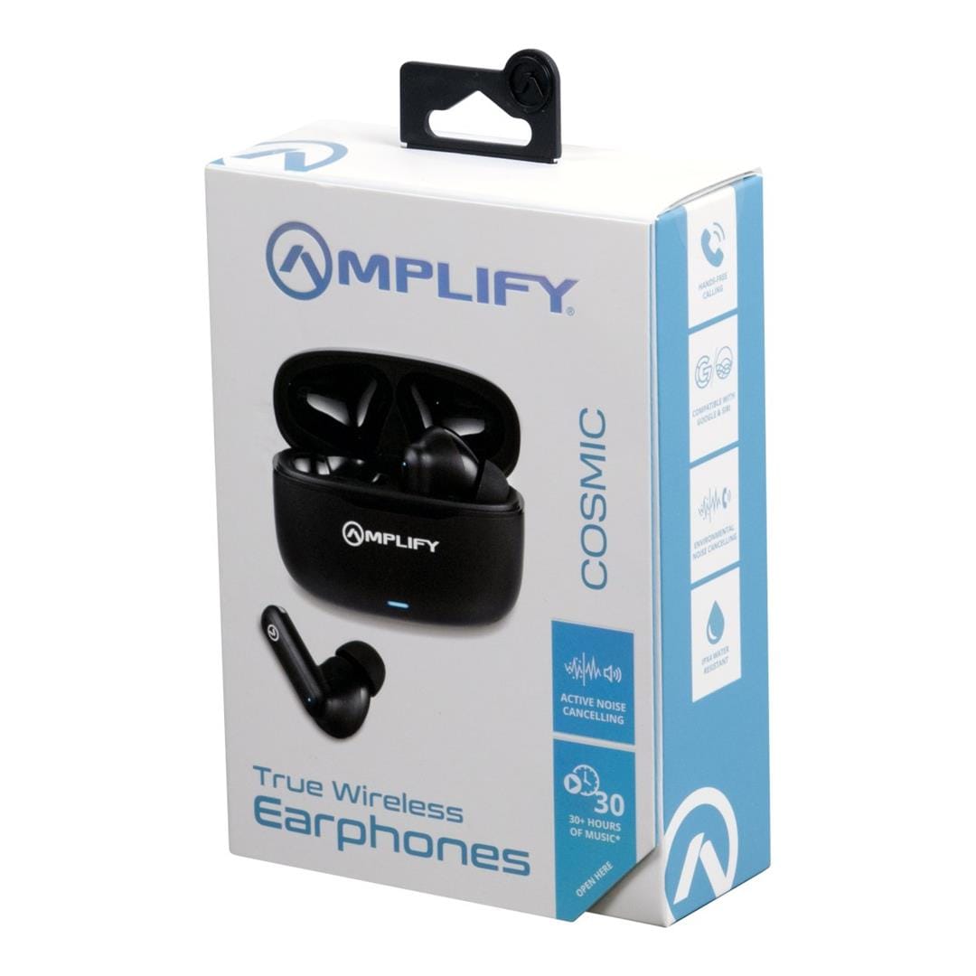 Amplify Cosmic Series ANC Wireless Earbuds Black AM-1092-BK