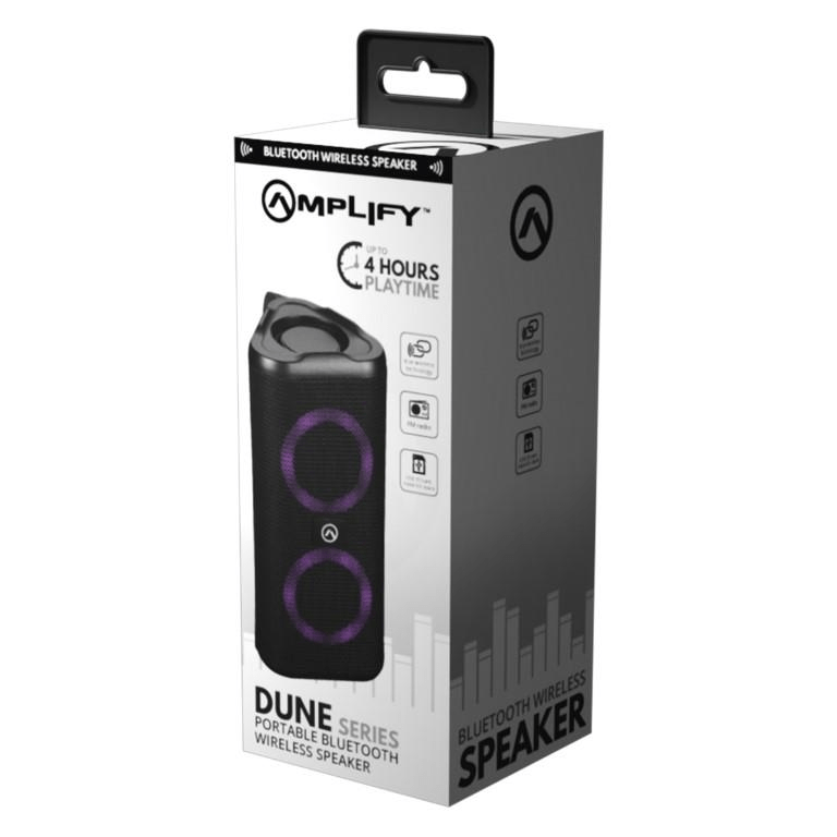 Amplify Dune Series Portable Bluetooth Speaker AM-3416-BK