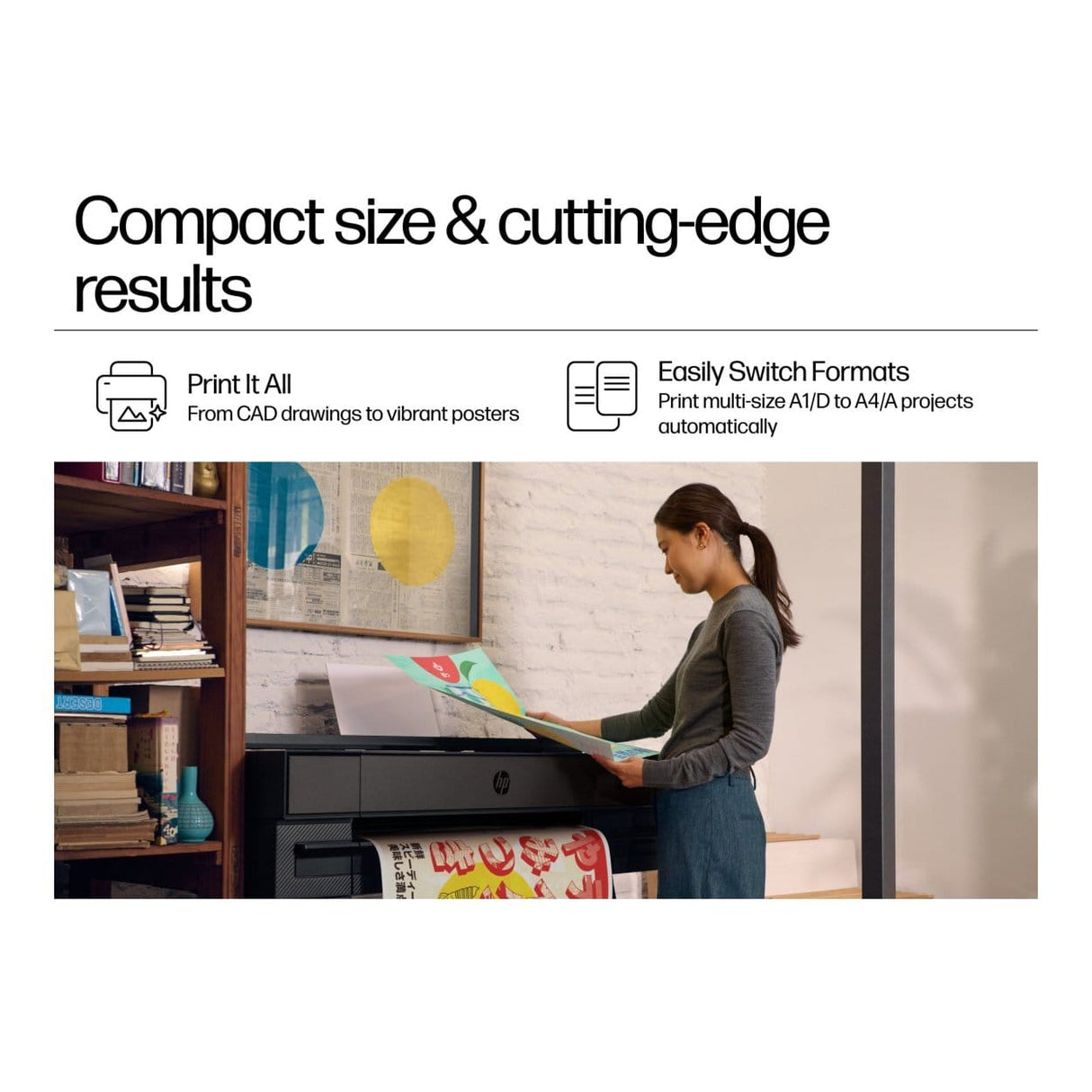 HP DesignJet T870 24-inch Wi-Fi Large Format Colour Printer AM0X9A