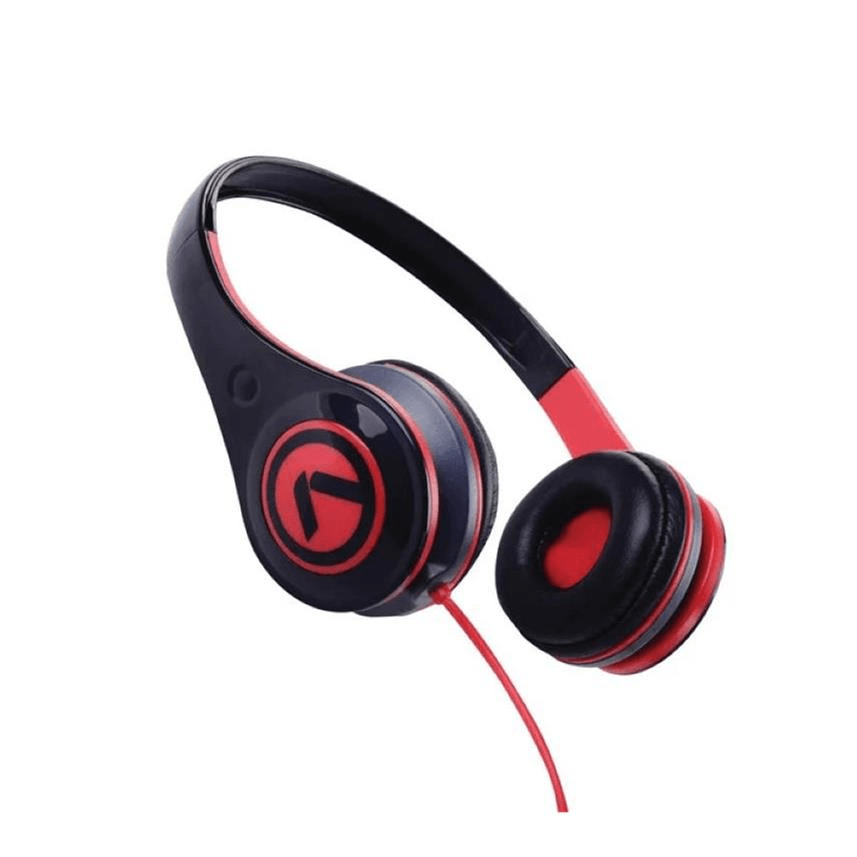 Amplify Freestylers Series Wired Headphones Black Red AM2002/BKR