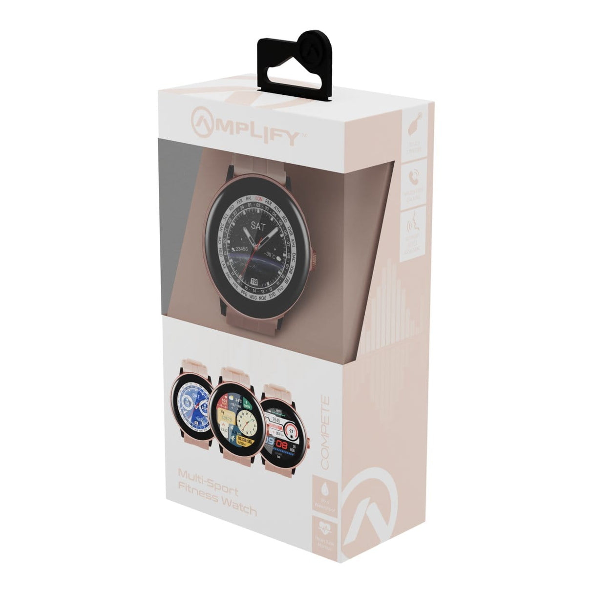 Amplify Compete Series Fitness Smartwatch Gold AMP-5069-GD