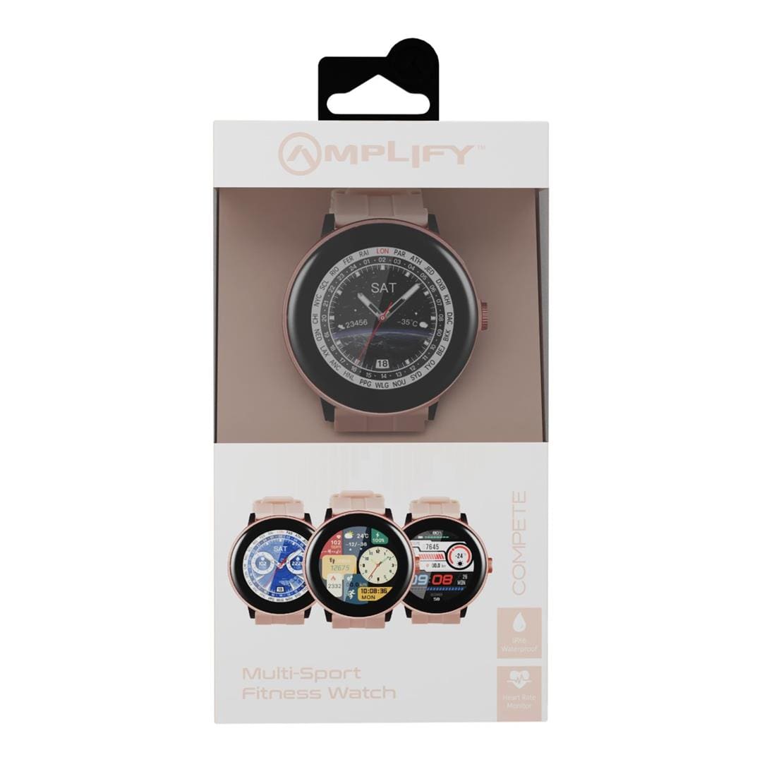 Amplify Compete Series Fitness Smartwatch Gold AMP-5069-GD