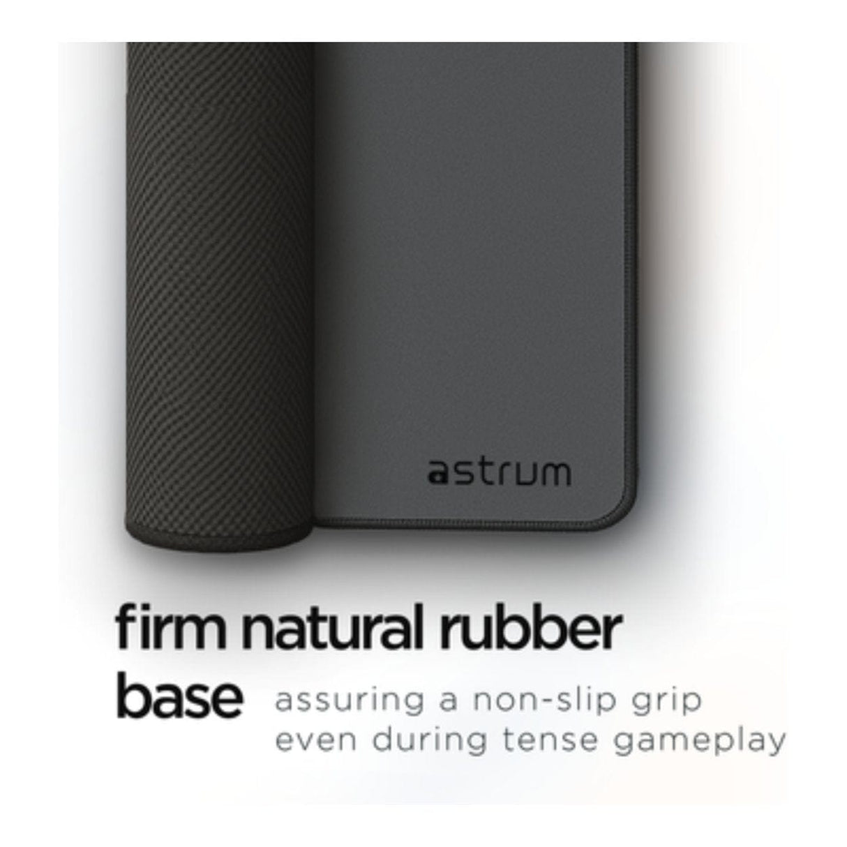 Astrum MP730G Large Desk Mat with Anti-Fray Stitched Edges & Rubber Base AMP730GG