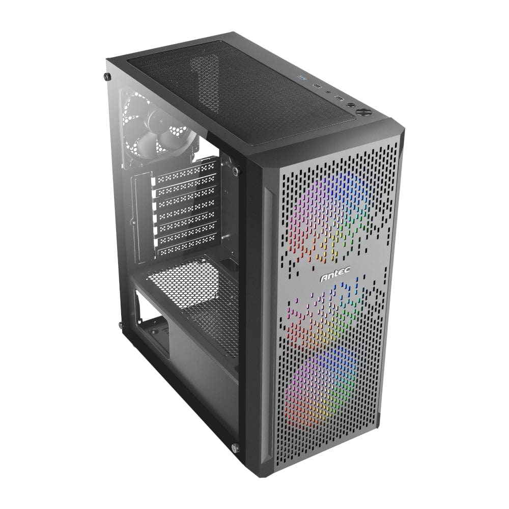 Antec NX290 E-ATX ARGB Mid-Tower Gaming PC Case with ATOM V450 450W Power Supply ANTEC03