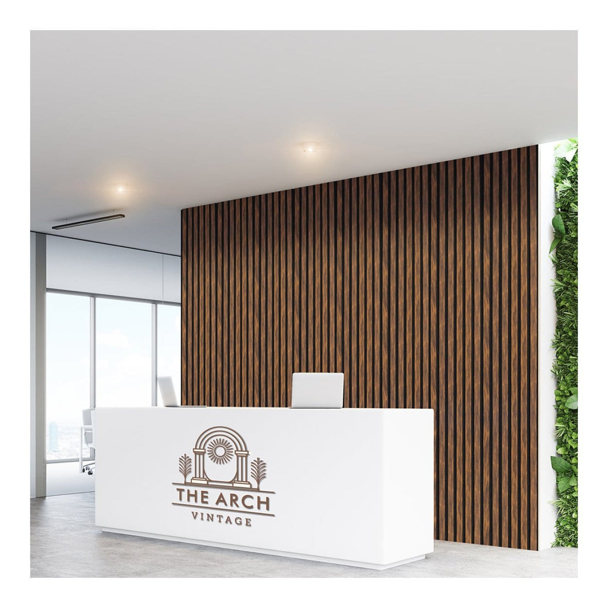 Parrot 600x2400mm Slatted Wall Panel Ebony AP0624EB