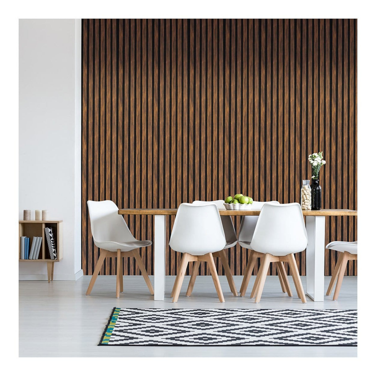 Parrot 600x2400mm Slatted Wall Panel Ebony AP0624EB