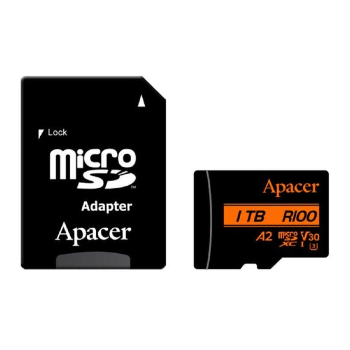 Apacer 1TB MicroSDXC Memory Card AP1TBMCSX10U8-R