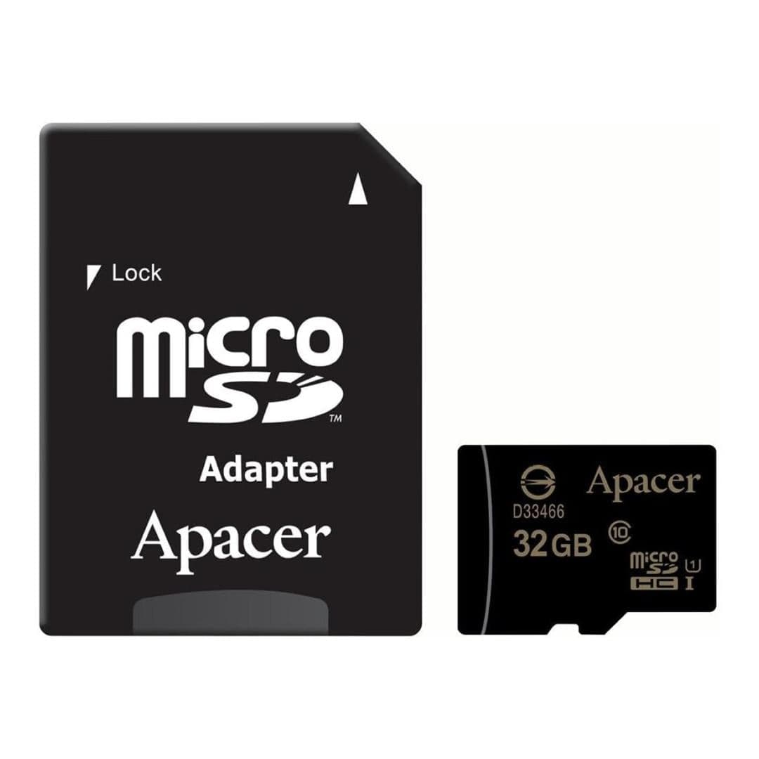 Apacer 32GB MicroSDHC Memory Card AP32GMCSH10U1-R