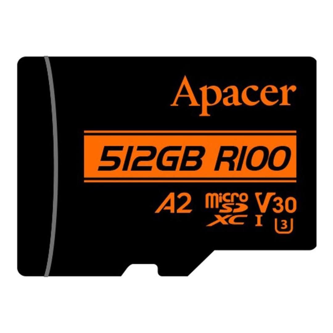Apacer 512GB MicroSDXC Memory Card AP512GMCSX10U8-R