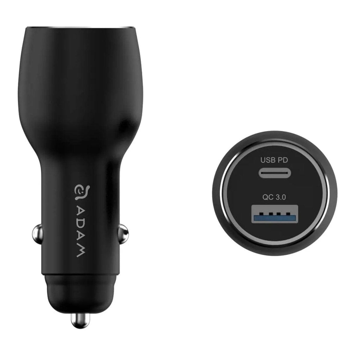 Adam Elements OMNIA C1 Pro 2-in-1 83W Universal Car Charger Black APAADC1PROBK