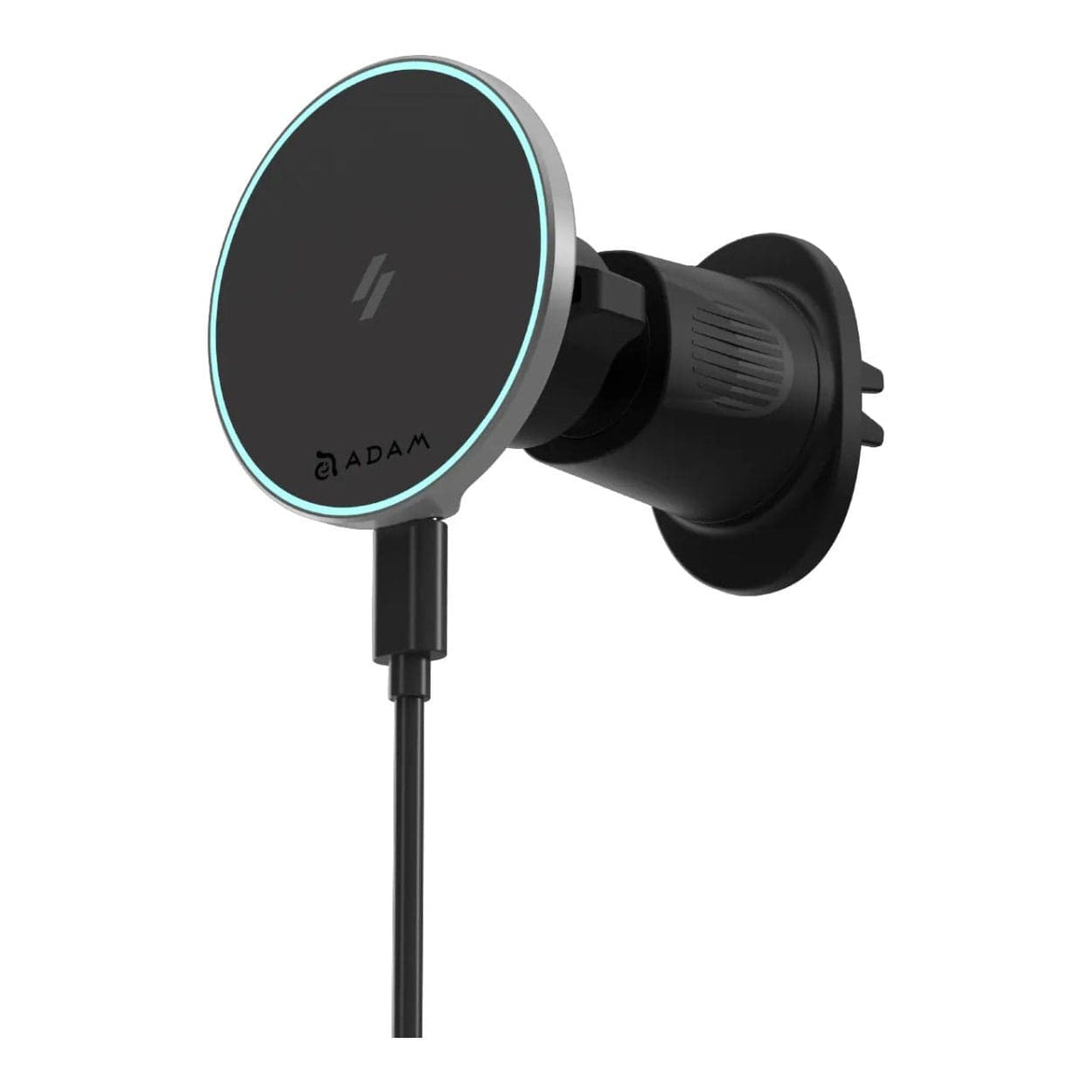 Adam Elements CQ1 Qi2 Magnetic Charging Car Mount Black APAADCQ1BK