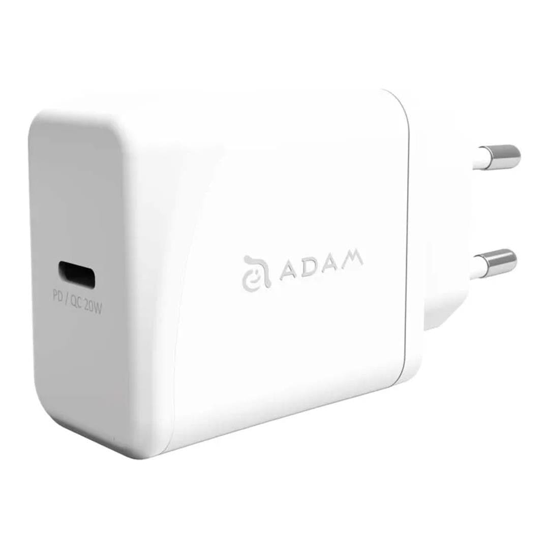 Adam Elements OMNIA F1 Type-C 20W Wall Charger White APAADF1EUWH-1