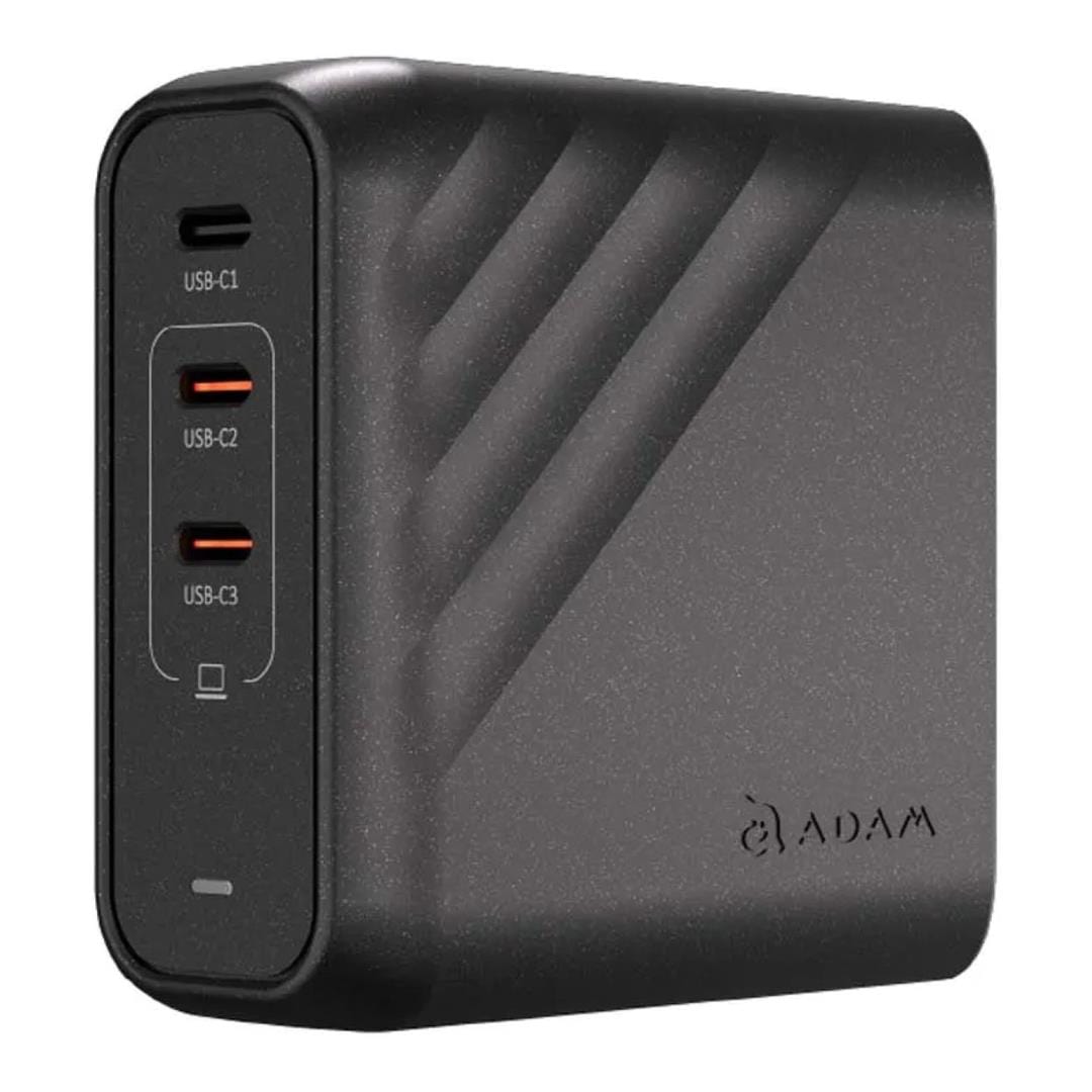 Adam Elements OMNIA Pro 140W 3-port Charger Adapter Black APAADPRO140BK