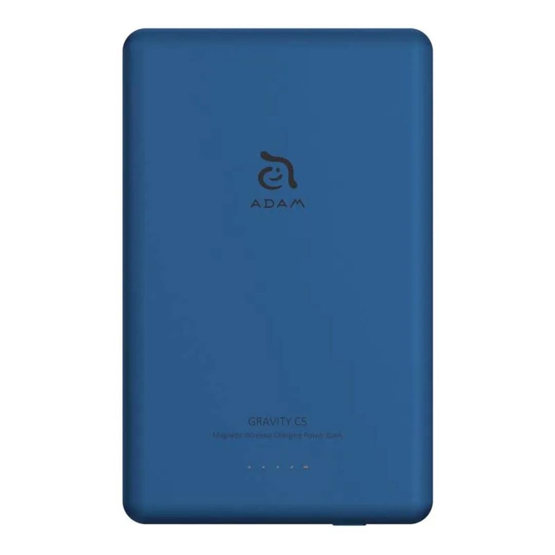 Adam Elements GRAVITY C5 5000mAh Wireless Ultra Slim Power Bank Blue APBADGVC5BL