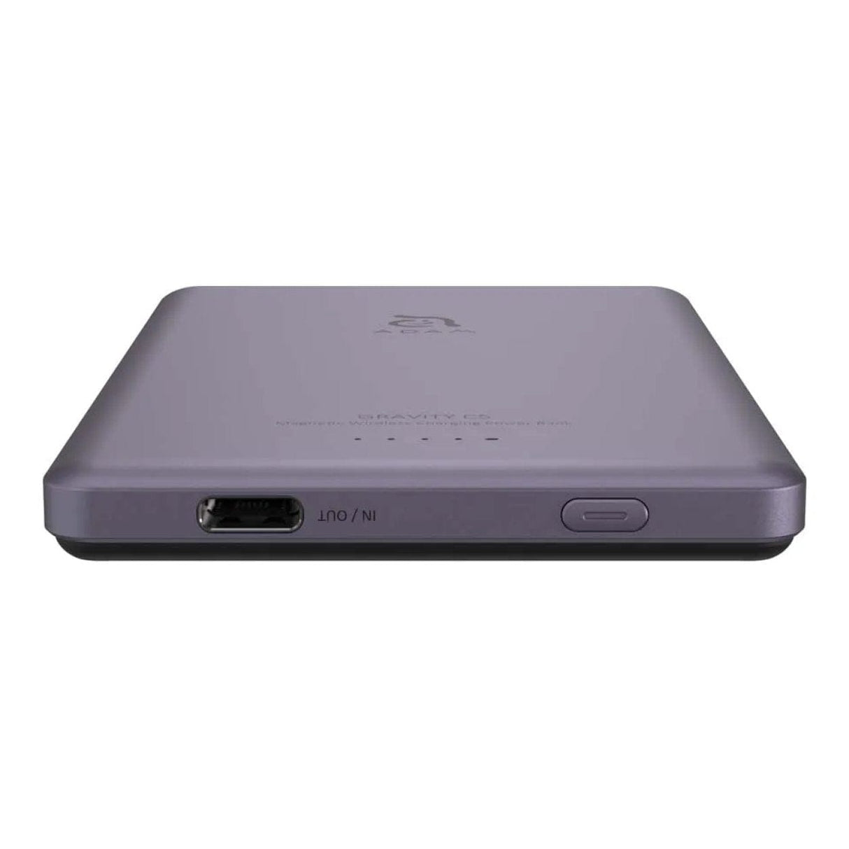 Adam Elements GRAVITY C5 5000mAh Wireless Ultra Slim Power Bank Purple APBADGVC5PP