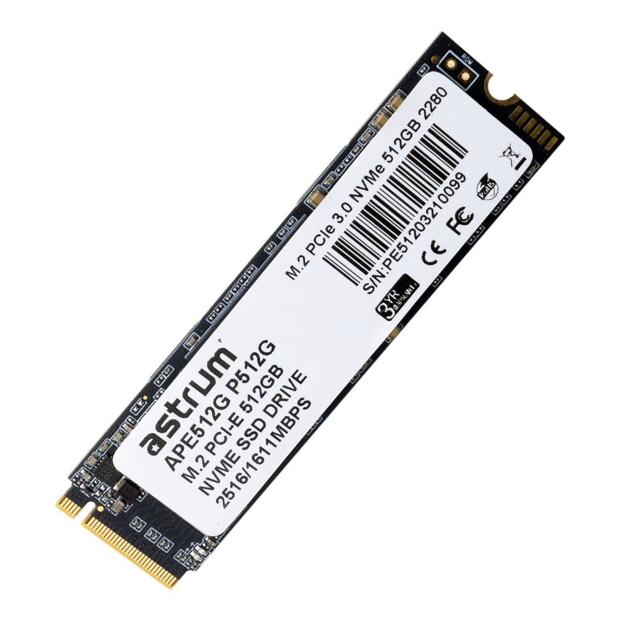 Astrum APE512G M.2 512GB PCIe 3.0 NVMe Internal SSD