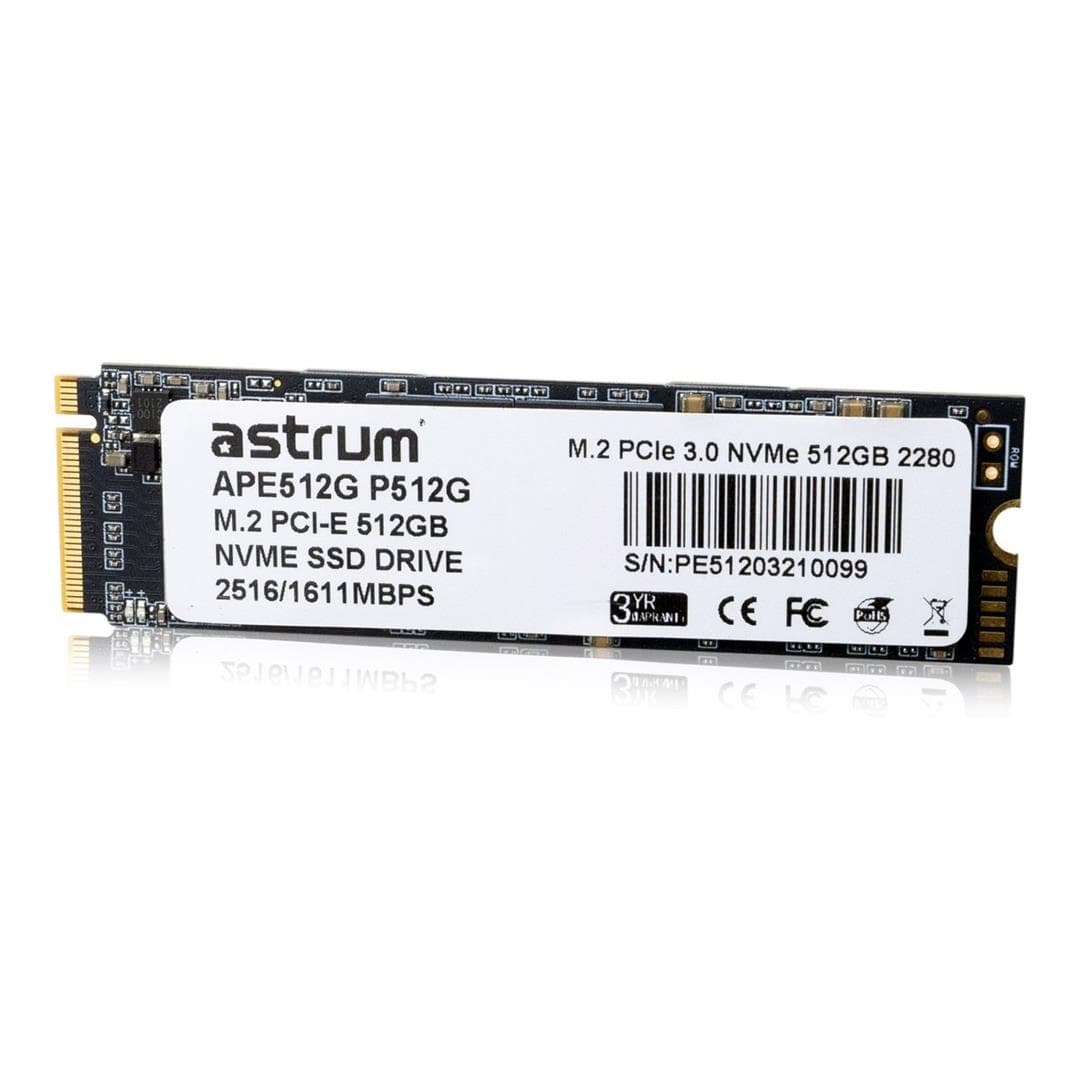 Astrum APE512G M.2 512GB PCIe 3.0 NVMe Internal SSD