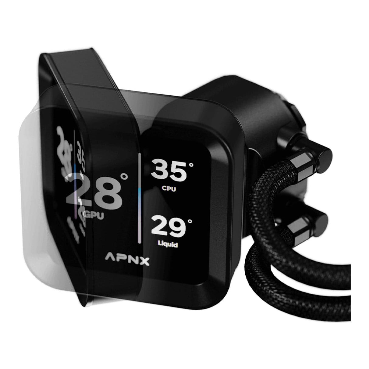 AeroCool APNX LC1-D 360 ARGB 360mm AiO Liquid Cooler Black APLA-SV36117.11