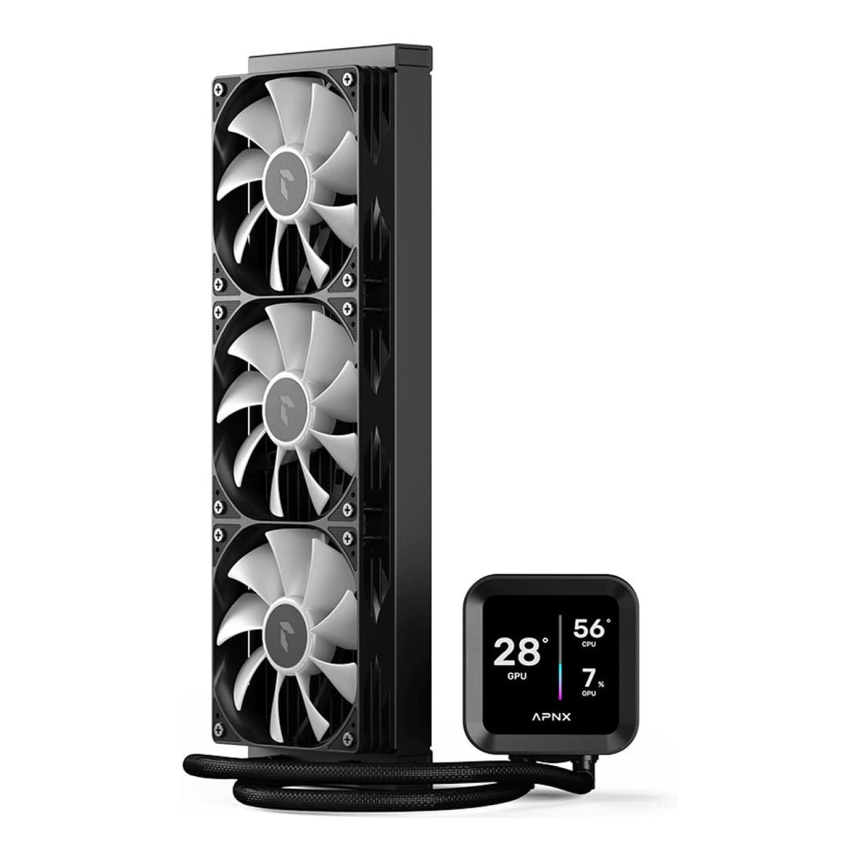 AeroCool APNX LC1-D 360 ARGB 360mm AiO Liquid Cooler Black APLA-SV36117.11