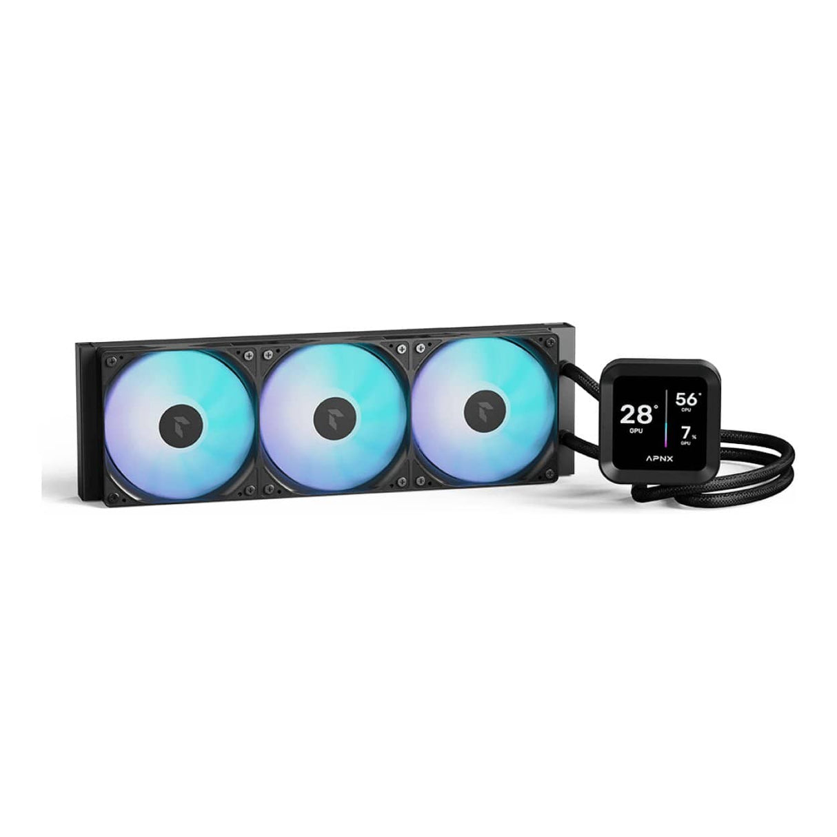 AeroCool APNX LC1-D 360 ARGB 360mm AiO Liquid Cooler Black APLA-SV36117.11