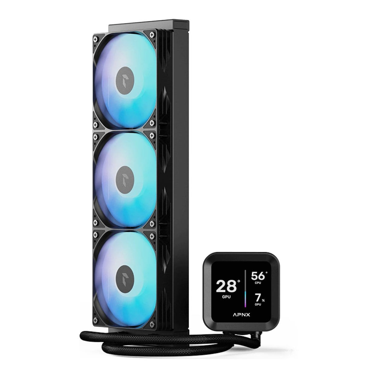 AeroCool APNX LC1-D 360 ARGB 360mm AiO Liquid Cooler Black APLA-SV36117.11