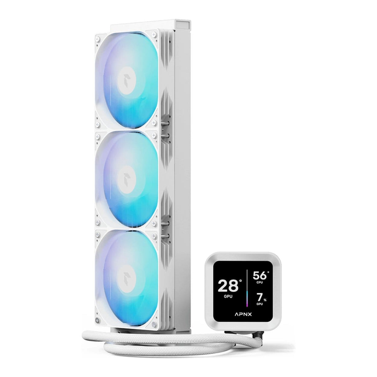 AeroCool APNX LC1-D 360 ARGB 360mm AiO Liquid Cooler White APLA-SV36117.21