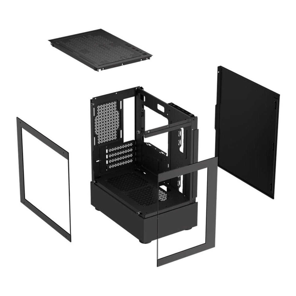 Armaggeddon Aquaron Duplex Micro-ATX Gaming PC Case Black AquaronDUPLEXBLK