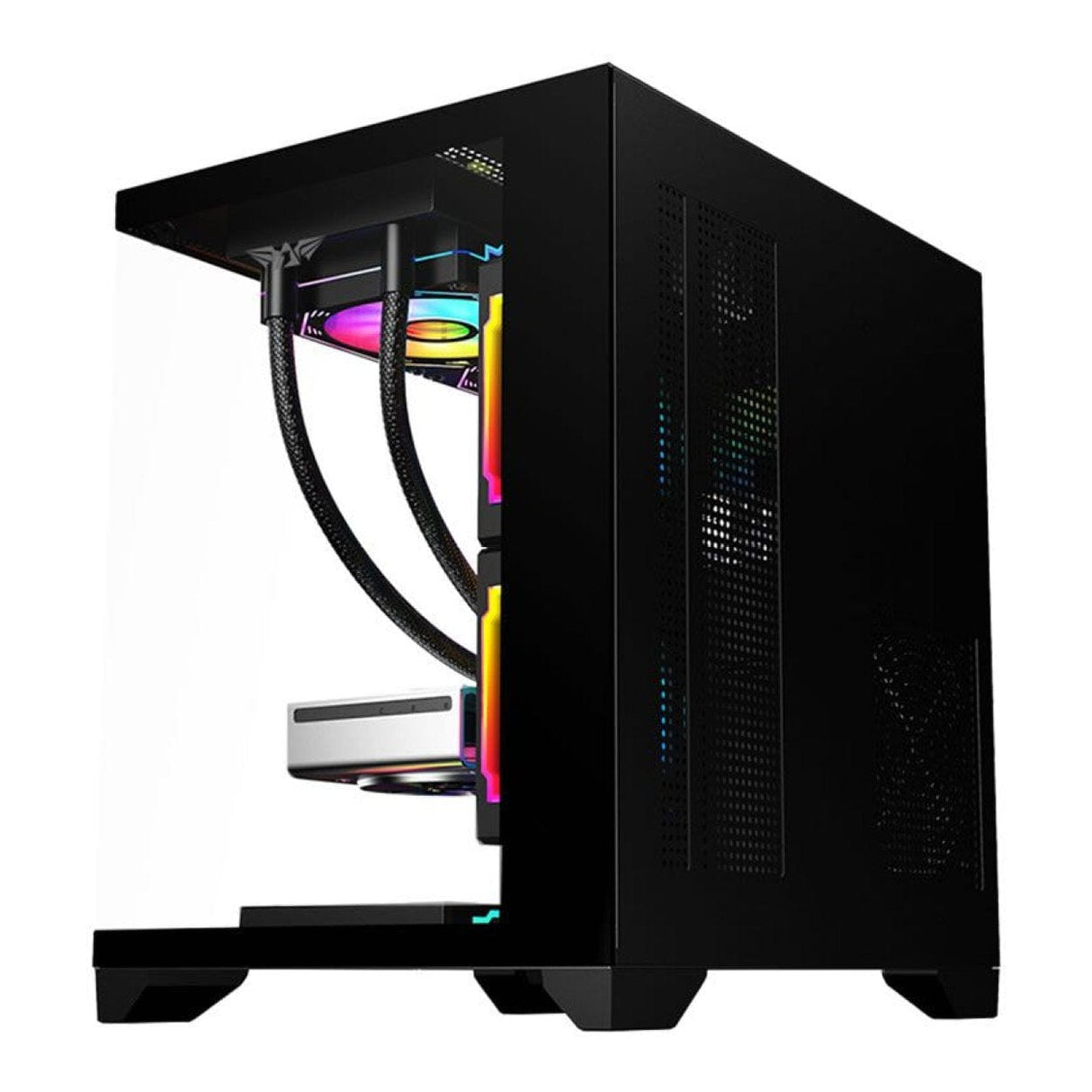 Armaggeddon Aquaron WiBO Micro-ATX Gaming Case Black AQUARONWIBOBLK