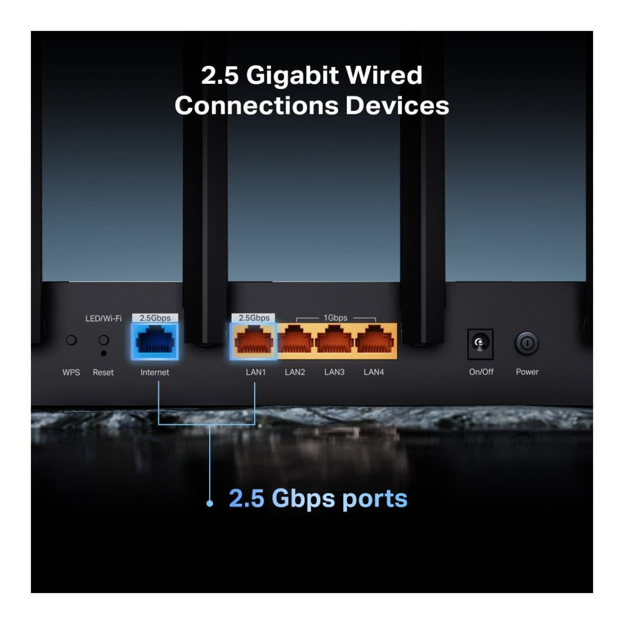 TP-Link Archer BE400 Dual-band Wi-Fi 7 Router Black