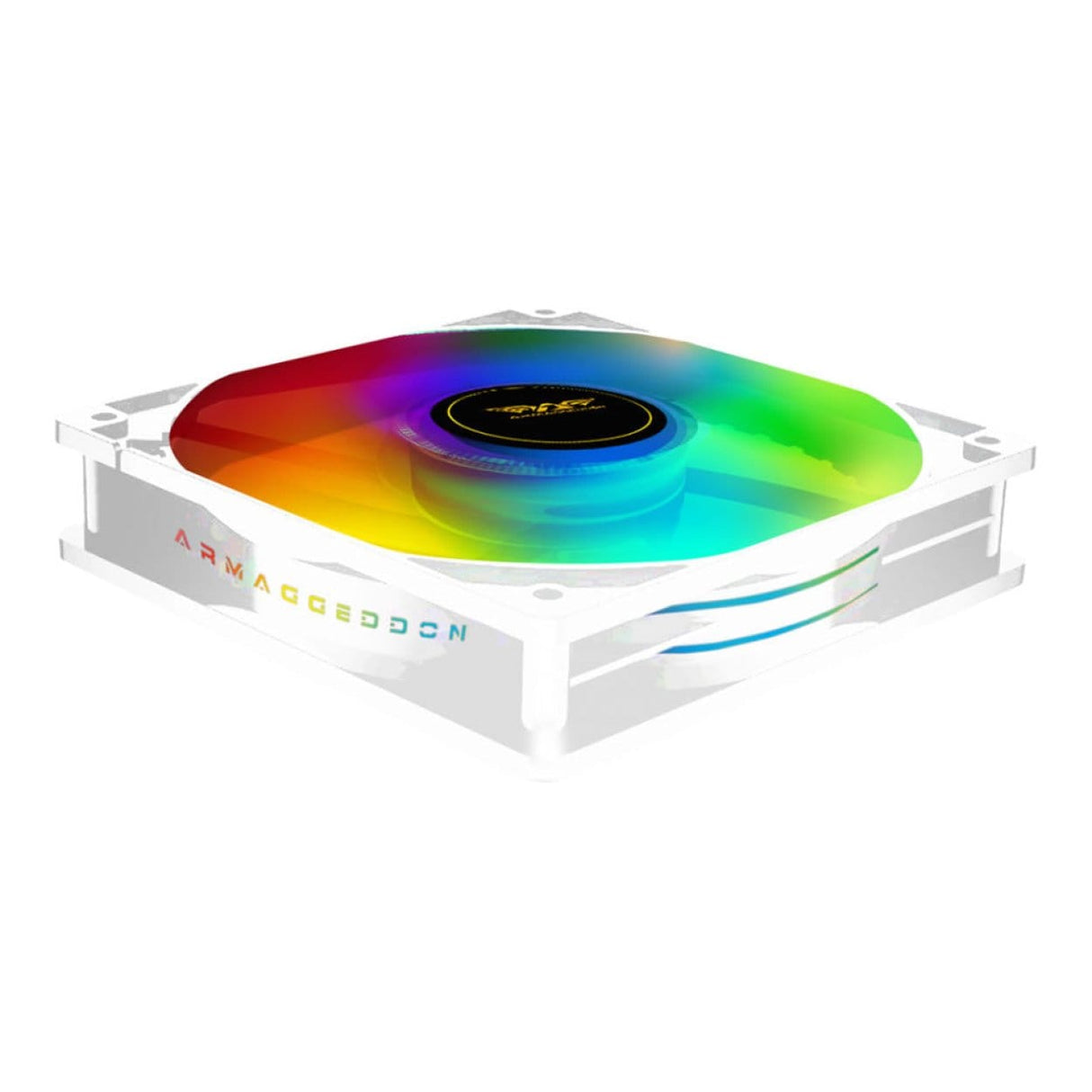 Armaggeddon ARGB Kit 6000 Pro Cooling 120mm Fan Kit White ARGBKIT6000PROWHT