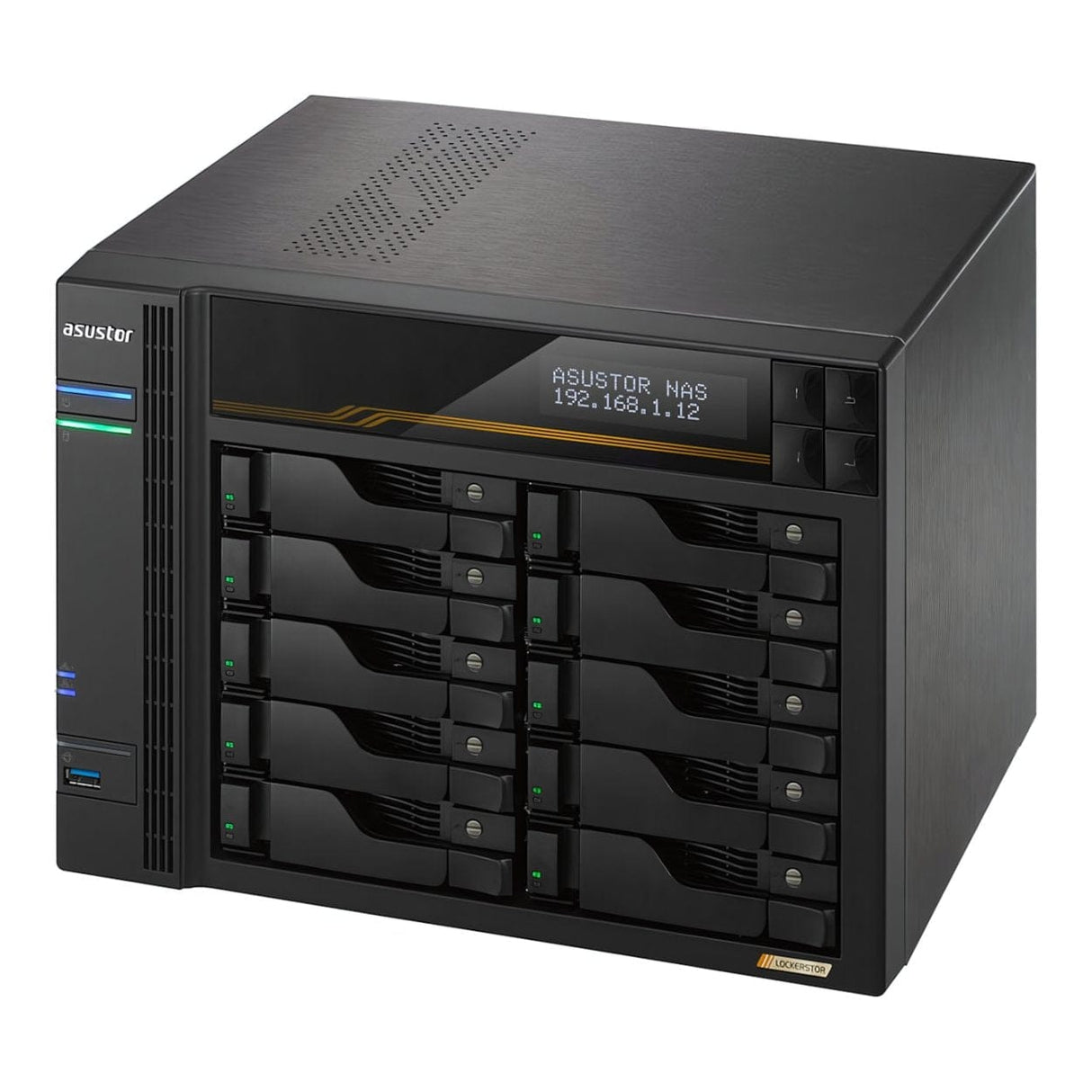 Asustor Lockerstor AS6810T 10 Gen 3 10-Bay NAS Enclosure