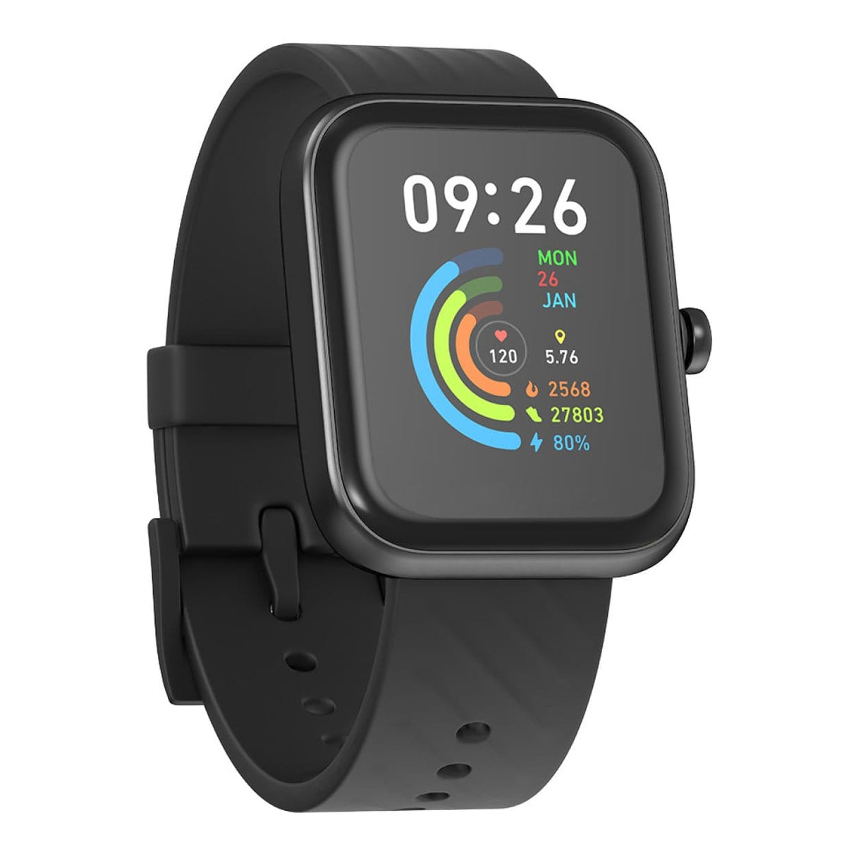 Astrum 1.83-inch VFW25 Smart Watch Black ASWVFW25B