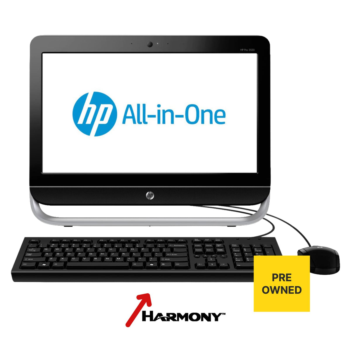 HP Pro All-in-One 3520 20-inch PC - Intel Core i3-3220 3.30GHz 4GB RAM 500GB SATA HDD