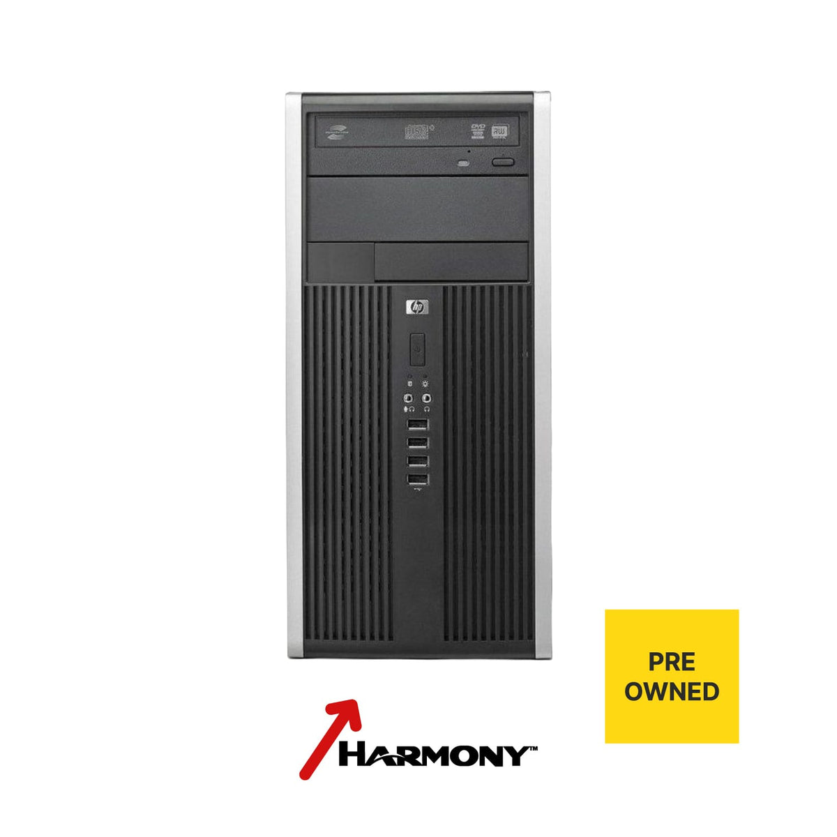 HP Compaq 6200 Pro Microtower Desktop PC - Intel Core i3-2100 3.10GHz 4GB RAM80 GB SATA HDD